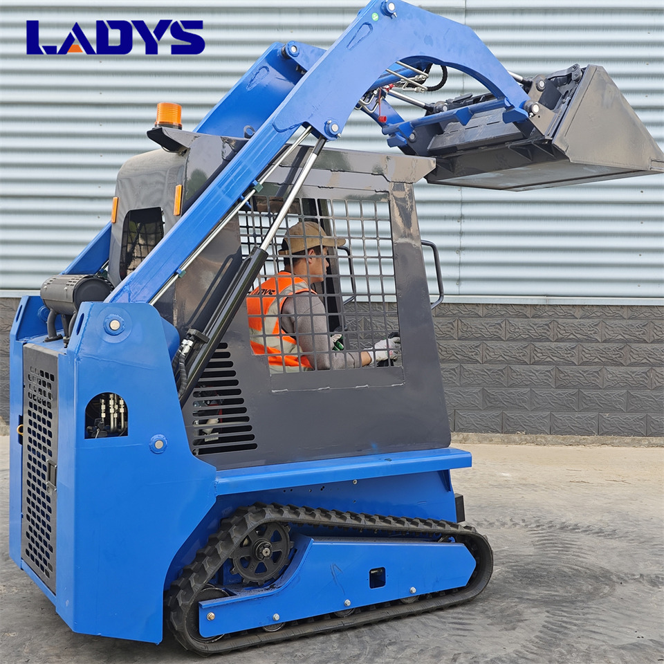 LADYS LADYS LA670 Mini Small Skid Steer Loader Compact Track Diesel Mini Skid Steer Loader For Sale With Small Mini Skid Steer Attachments 4 In 1 Bucket - מעמיס היגוי החלקה: תמונה 3 LADYS LADYS LA670 Mini Small Skid Steer Loader Compact Track Diesel Mini Skid Steer Loader For Sale With Small Mini Skid Steer Attachments 4 In 1 Bucket - מעמיס היגוי החלקה: תמונה 3