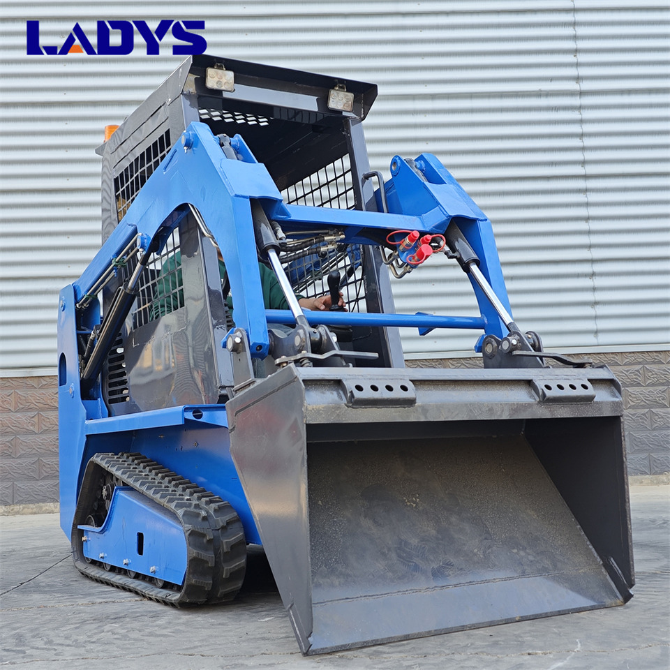 LADYS LADYS LA670 Mini Small Skid Steer Loader Compact Track Diesel Mini Skid Steer Loader For Sale With Small Mini Skid Steer Attachments 4 In 1 Bucket - מעמיס היגוי החלקה: תמונה 1 LADYS LADYS LA670 Mini Small Skid Steer Loader Compact Track Diesel Mini Skid Steer Loader For Sale With Small Mini Skid Steer Attachments 4 In 1 Bucket - מעמיס היגוי החלקה: תמונה 1