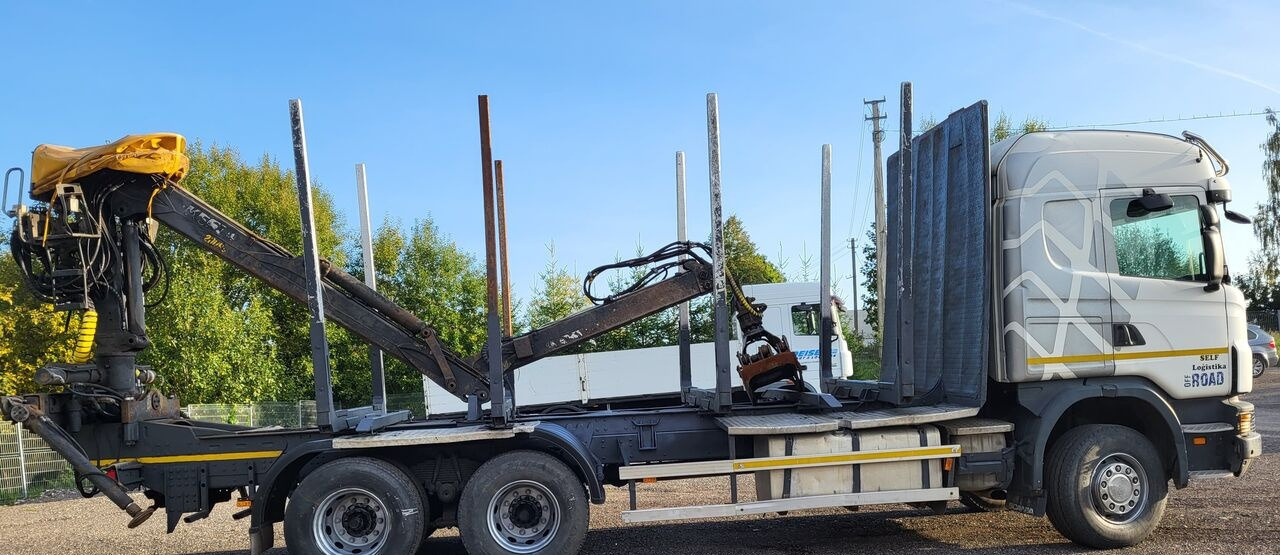 Scania G480 - משאית עץ, משאית מנוף: תמונה 4 Scania G480 - משאית עץ, משאית מנוף: תמונה 4