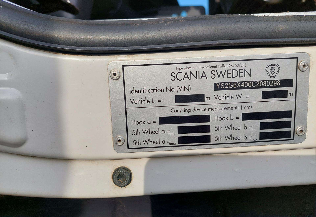 משאית עץ, משאית מנוף עבור הובלה של עץ Scania G480: תמונה 24