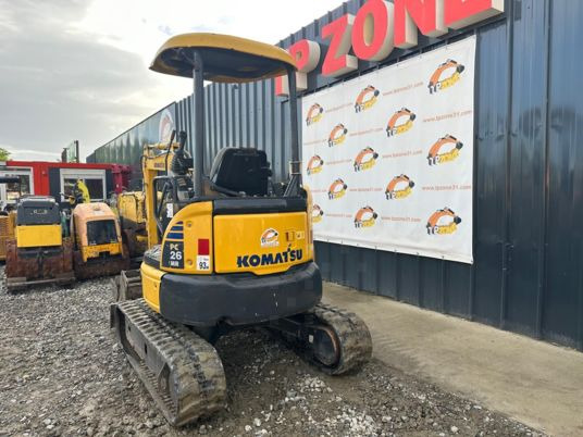 Komatsu PC26MR-3 à 19900€ HT - מיני מחפר: תמונה 4 Komatsu PC26MR-3 à 19900€ HT - מיני מחפר: תמונה 4