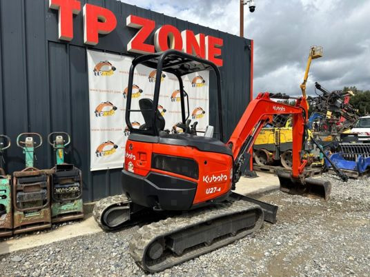 Kubota U27-4 à 20 500€ HT - מיני מחפר: תמונה 3 Kubota U27-4 à 20 500€ HT - מיני מחפר: תמונה 3