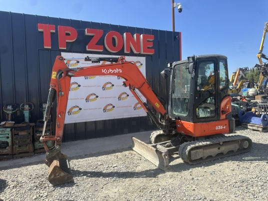 Kubota U36-4 Cabine à 28500 € HT - מיני מחפר: תמונה 4 Kubota U36-4 Cabine à 28500 € HT - מיני מחפר: תמונה 4