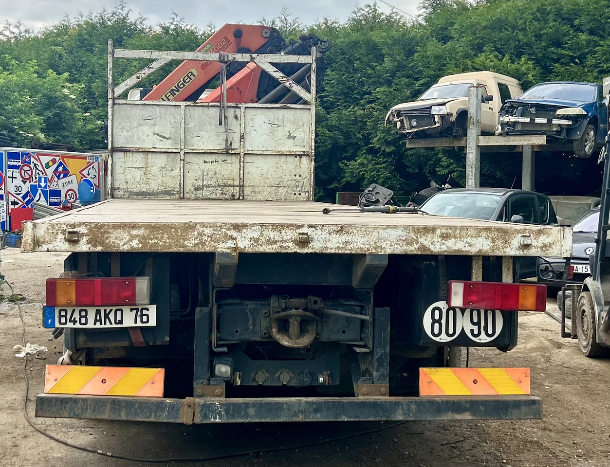 DAF Cf85 380 8x4 plateau grue Palfinger pk44002 - משאית צד נופל/ שטוחה, משאית מנוף: תמונה 3 DAF Cf85 380 8x4 plateau grue Palfinger pk44002 - משאית צד נופל/ שטוחה, משאית מנוף: תמונה 3