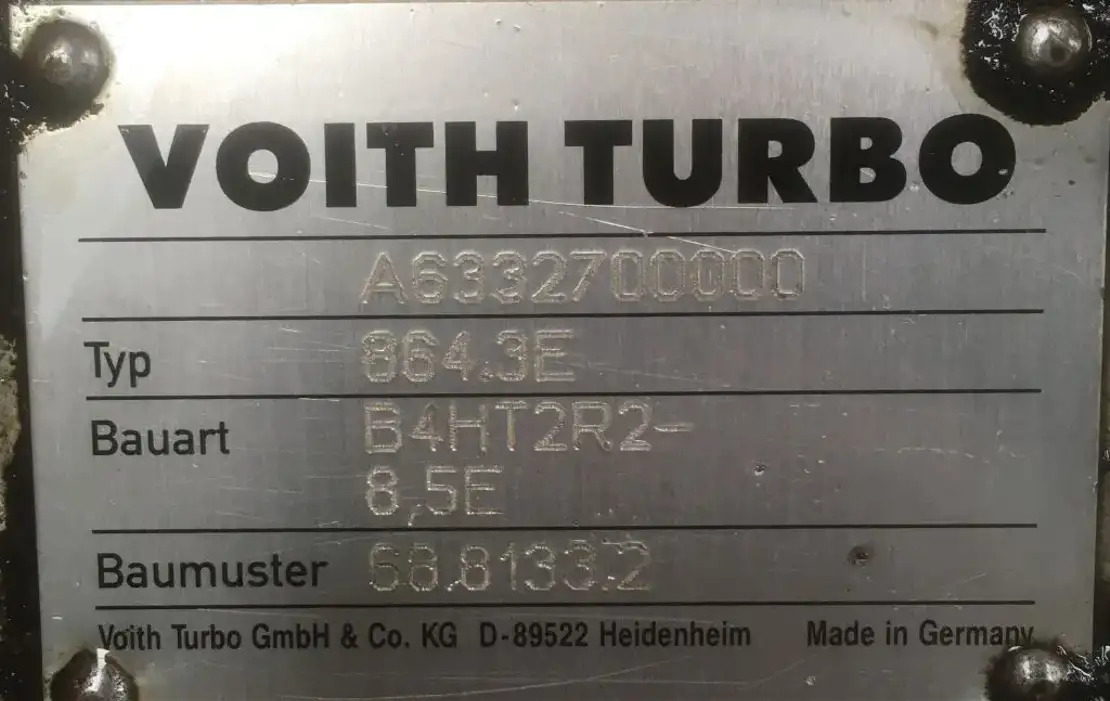Mercedes-Benz Voith 864.3E Busgetriebe B4HT2R2 -8.5E Mercedes Citaro LE A6332700 - תמסורת עבור אוטובוס: תמונה 2 Mercedes-Benz Voith 864.3E Busgetriebe B4HT2R2 -8.5E Mercedes Citaro LE A6332700 - תמסורת עבור אוטובוס: תמונה 2