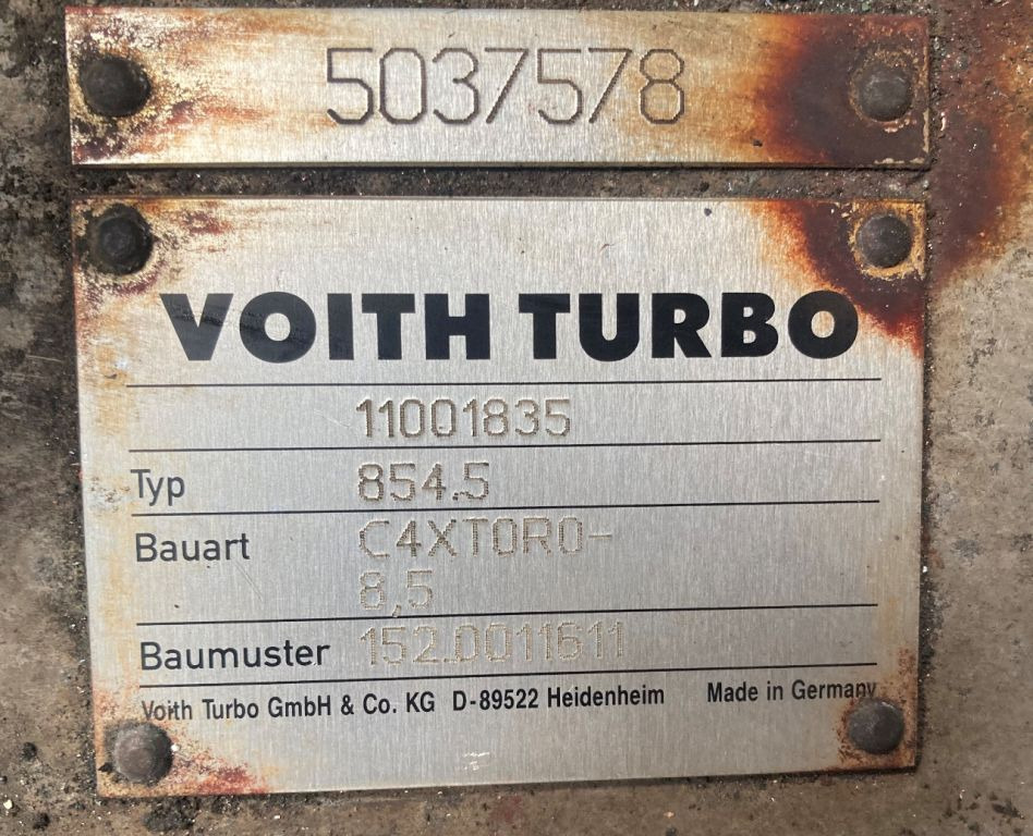 Voith Voith 854.5 C4XT0R0 -8.5E Solaris Van Hool Getriebe 152.0011611 - תיבת הילוכים וחלקים עבור אוטובוס: תמונה 2 Voith Voith 854.5 C4XT0R0 -8.5E Solaris Van Hool Getriebe 152.0011611 - תיבת הילוכים וחלקים עבור אוטובוס: תמונה 2