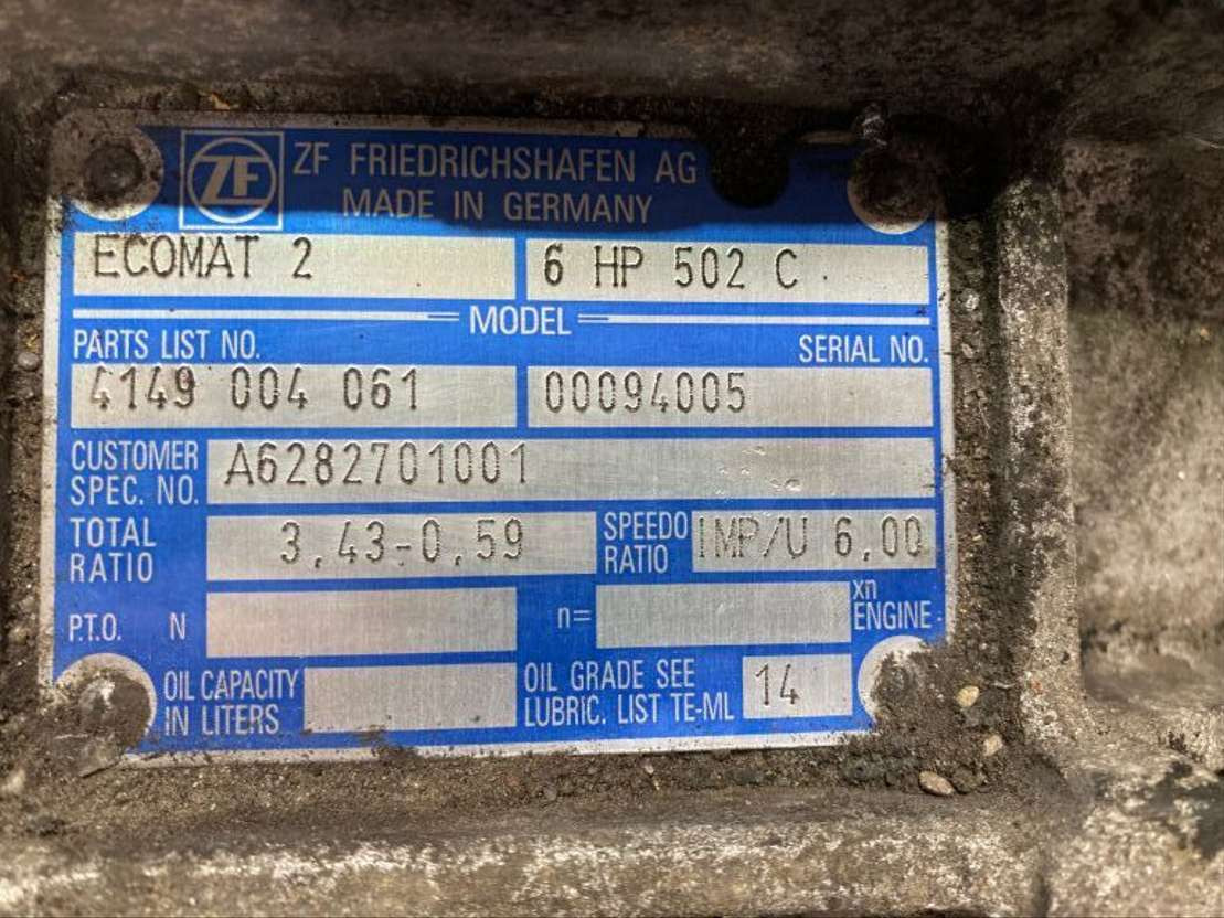 ZF Getriebe ZF 6HP 502C 5HP502C 4149004061 Mercedes Citaro Ecomat 2 - תיבת הילוכים עבור אוטובוס: תמונה 2 ZF Getriebe ZF 6HP 502C 5HP502C 4149004061 Mercedes Citaro Ecomat 2 - תיבת הילוכים עבור אוטובוס: תמונה 2