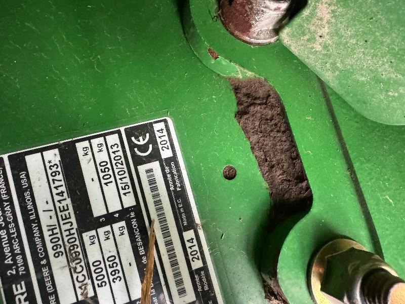 JOHN DEERE 990 HC - מכונת צרור עגולה: תמונה 2 JOHN DEERE 990 HC - מכונת צרור עגולה: תמונה 2