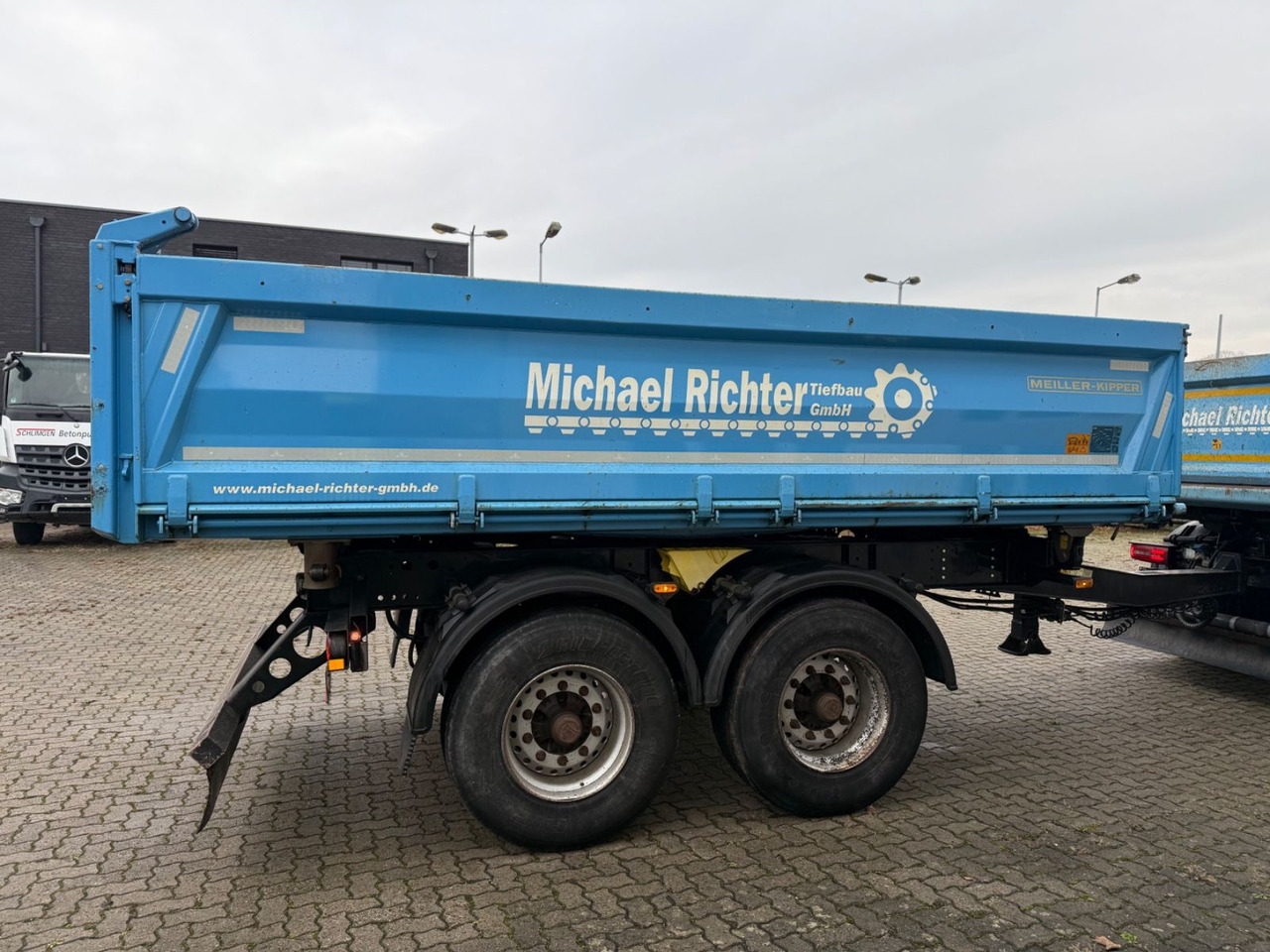 Meiller MZDA 18/23 kippanhänger - קרון נגרר עם מזהיר: תמונה 2 Meiller MZDA 18/23 kippanhänger - קרון נגרר עם מזהיר: תמונה 2