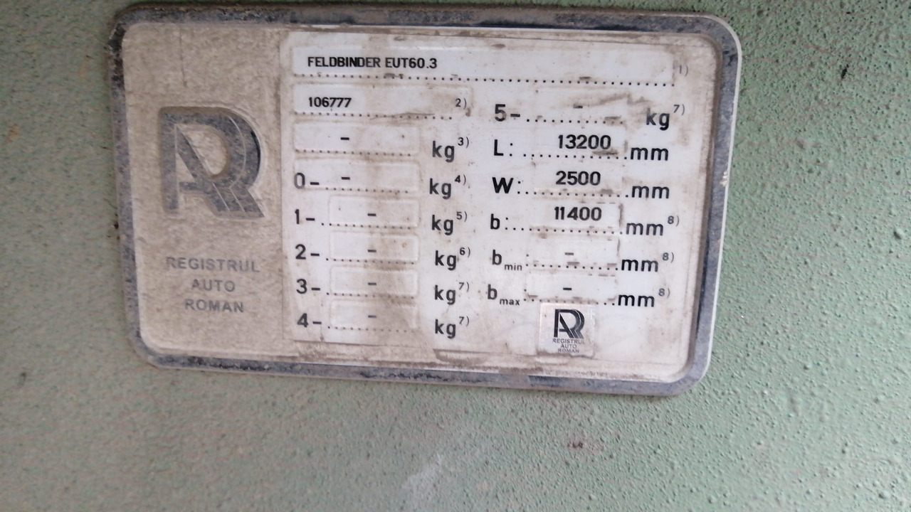 FELDBINDER Tank/Silo 57,000 l 4 Compartments for Powders/Feed/Water//Liquid Fertilizer/etc. - סמיטריילר Silo: תמונה 4 FELDBINDER Tank/Silo 57,000 l 4 Compartments for Powders/Feed/Water//Liquid Fertilizer/etc. - סמיטריילר Silo: תמונה 4