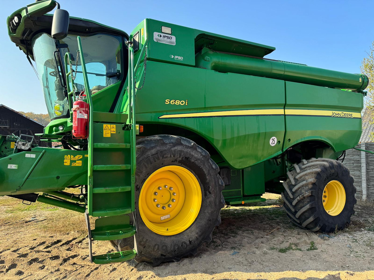 John Deere S680i combine + 635X Header + Zurn trailer - מקצרת קומבינה: תמונה 2 John Deere S680i combine + 635X Header + Zurn trailer - מקצרת קומבינה: תמונה 2