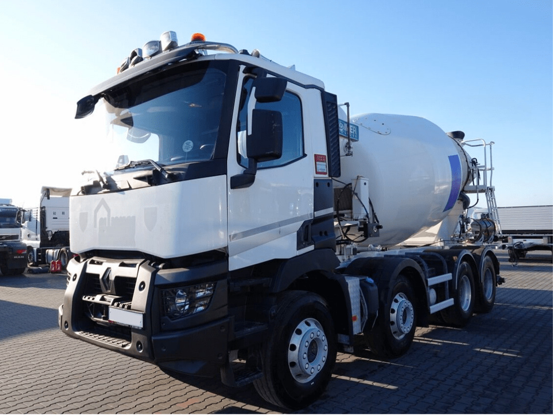 Renault C 430 8×4 Beton Mixer 9m3, TOP !!! - משאית מערבלת בטון: תמונה 1 Renault C 430 8×4 Beton Mixer 9m3, TOP !!! - משאית מערבלת בטון: תמונה 1