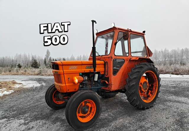 Fiat 500 hytillinen pikkutraktori - טרקטור חקלאי: תמונה 1 Fiat 500 hytillinen pikkutraktori - טרקטור חקלאי: תמונה 1