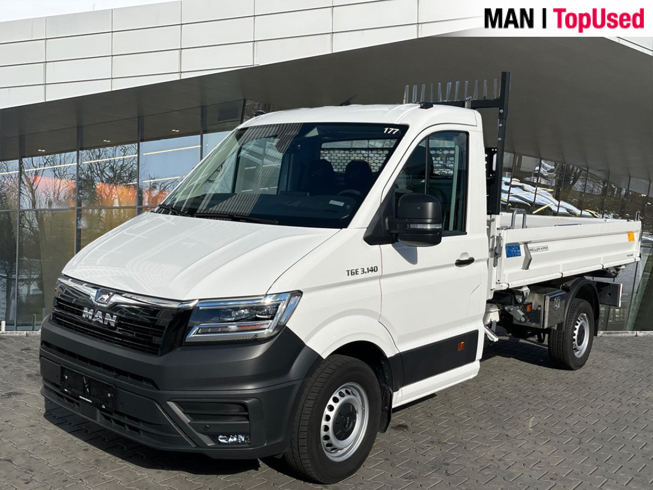 MAN TGE 3.140 4X2F SB kipper 3S Meiller Klima AHK ZV - כלי רכב מסחרי עם לוח: תמונה 1 MAN TGE 3.140 4X2F SB kipper 3S Meiller Klima AHK ZV - כלי רכב מסחרי עם לוח: תמונה 1