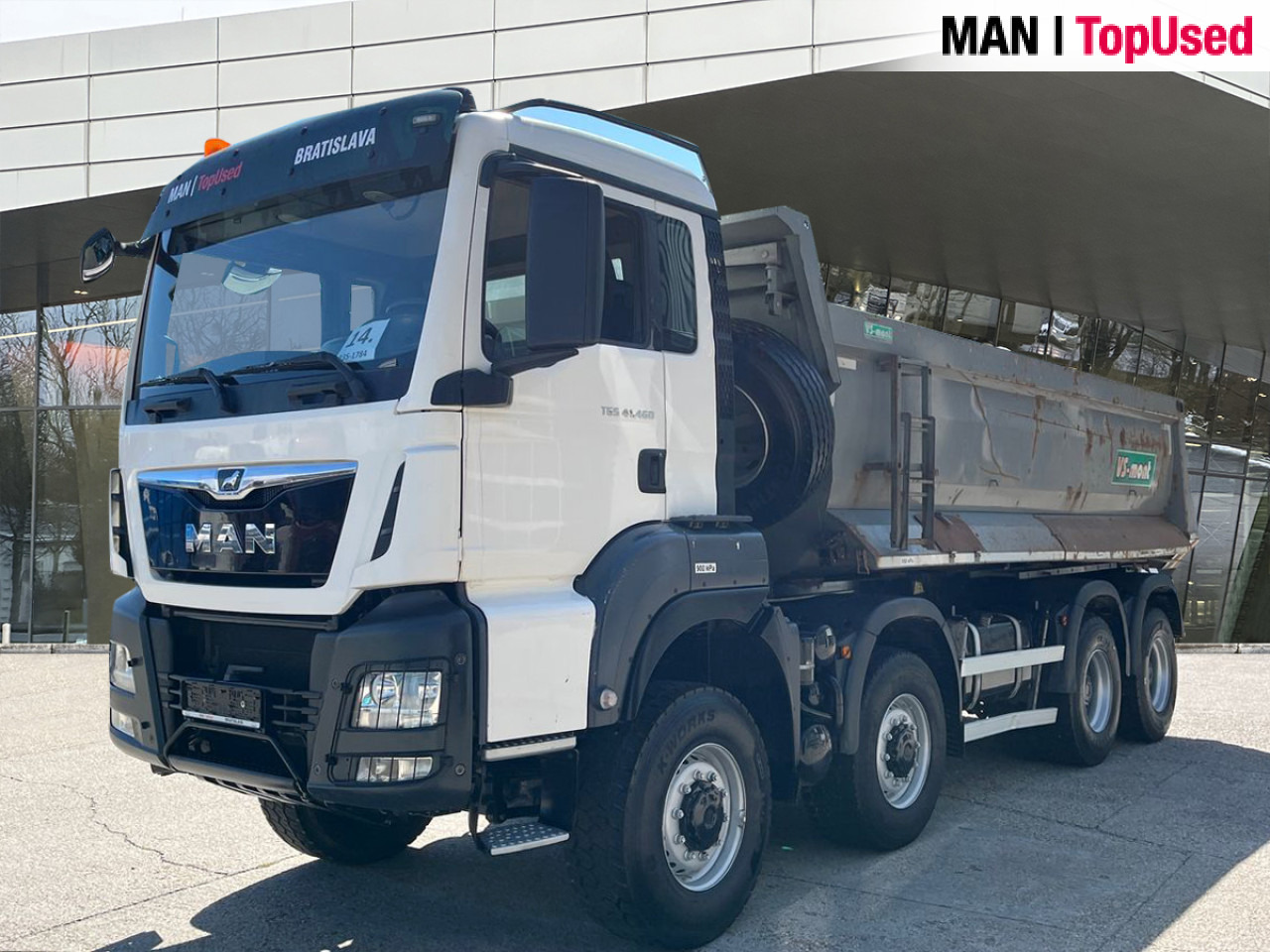 MAN TGS 41.460 8X6 BB Euro6 Klima ZV - מזהיר: תמונה 1 MAN TGS 41.460 8X6 BB Euro6 Klima ZV - מזהיר: תמונה 1