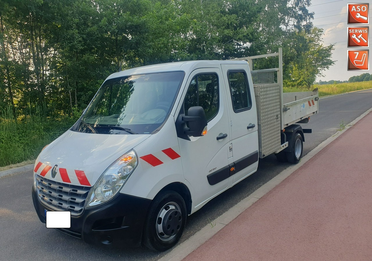 Renault Master kiper*wywrot* 7-osobowy * doka * brygadówka *bliźniaki* - כלי רכב מסחרי מזהיר: תמונה 1 Renault Master kiper*wywrot* 7-osobowy * doka * brygadówka *bliźniaki* - כלי רכב מסחרי מזהיר: תמונה 1