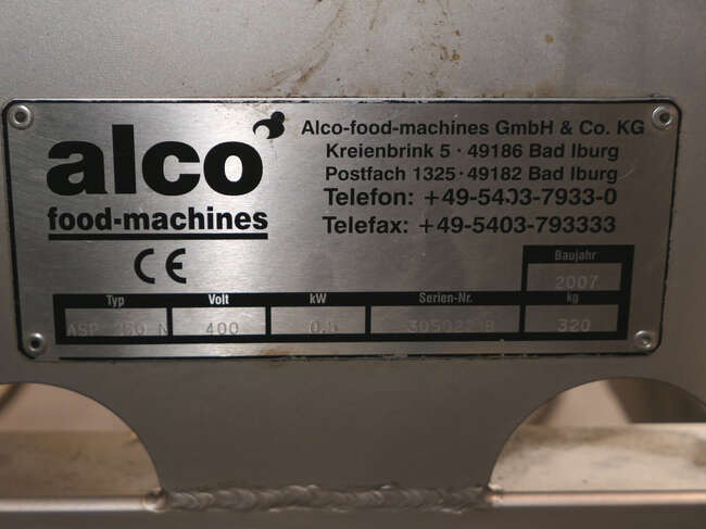 מכונת מזון Alco flattening machine ASP250N: תמונה 7