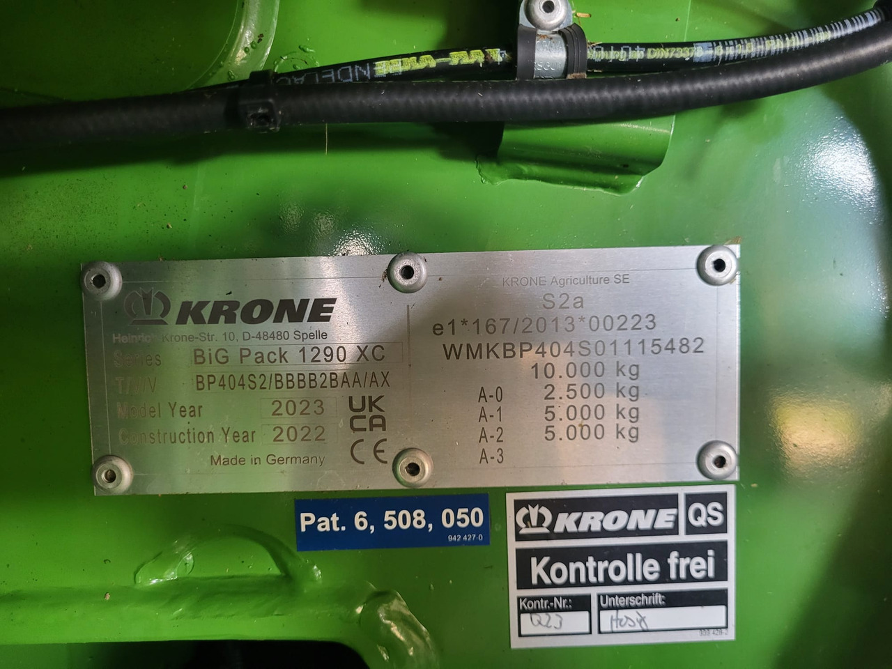 Krone 1290 HDP XC - מכונת צרור מרובעת: תמונה 2 Krone 1290 HDP XC - מכונת צרור מרובעת: תמונה 2