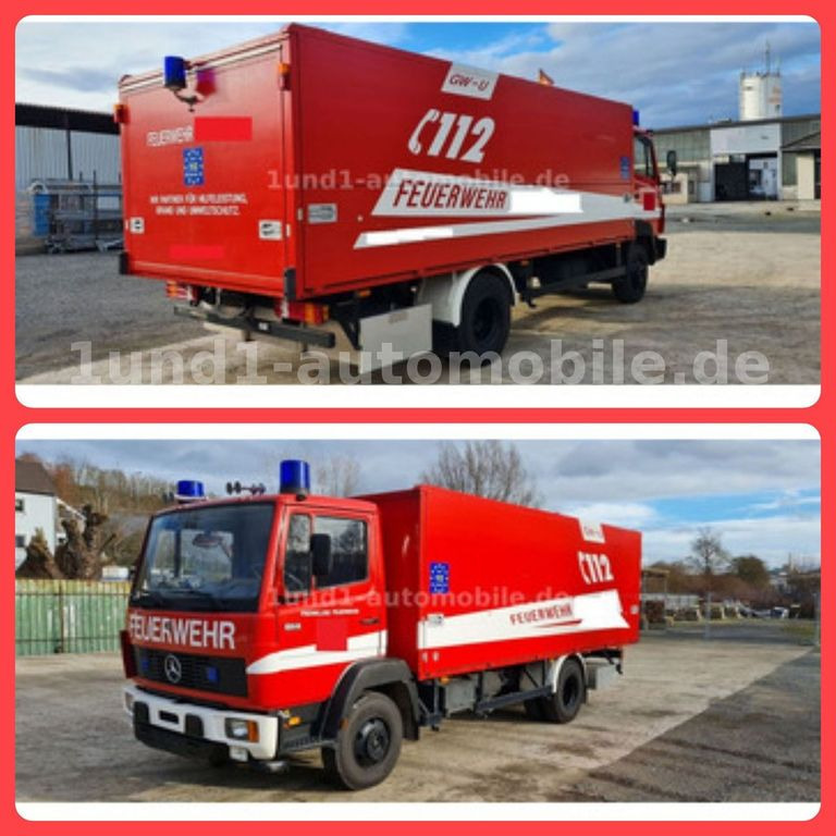 Mercedes-Benz 814 Feuerwehr GWG Edelstahl nur orig. 16.200km 814 Feuerwehr GWG Edelstahl nur orig. 16.200km - משאית אש: תמונה 1 Mercedes-Benz 814 Feuerwehr GWG Edelstahl nur orig. 16.200km 814 Feuerwehr GWG Edelstahl nur orig. 16.200km - משאית אש: תמונה 1