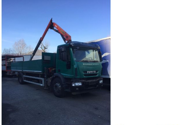Iveco EUROCARGOeurocargo 180e28 - משאית צד נופל/ שטוחה, משאית מנוף: תמונה 1 Iveco EUROCARGOeurocargo 180e28 - משאית צד נופל/ שטוחה, משאית מנוף: תמונה 1