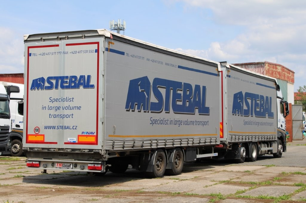 Mercedes-Benz Actros 2542 NAVIGACE + PANAV TVK 18 M (8,20m x 2,4 - משאית וילונות צד, קרון נגרר עם וילונות צד: תמונה 4 Mercedes-Benz Actros 2542 NAVIGACE + PANAV TVK 18 M (8,20m x 2,4 - משאית וילונות צד, קרון נגרר עם וילונות צד: תמונה 4