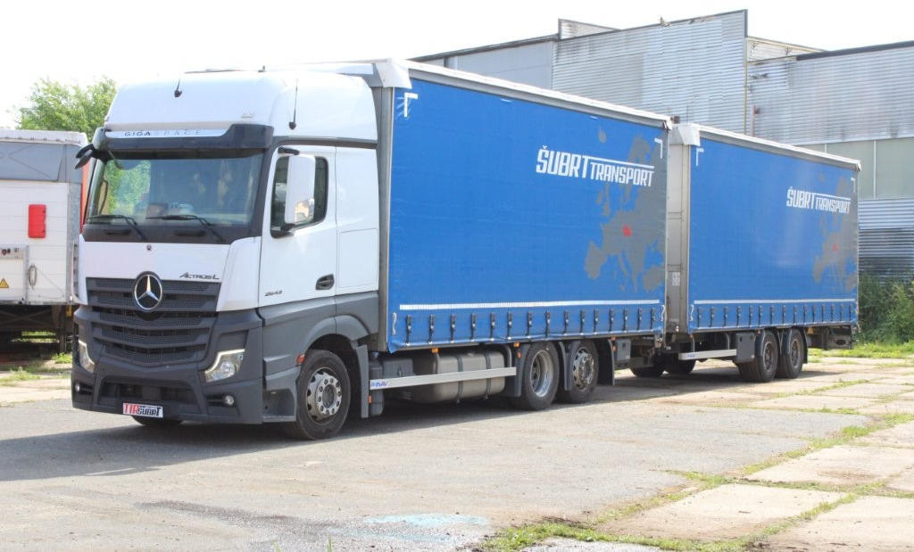 Mercedes-Benz Actros 2542 NAVIGACE + PANAV TVK 18 M (8,20m x 2,4 - משאית וילונות צד, קרון נגרר עם וילונות צד: תמונה 3 Mercedes-Benz Actros 2542 NAVIGACE + PANAV TVK 18 M (8,20m x 2,4 - משאית וילונות צד, קרון נגרר עם וילונות צד: תמונה 3
