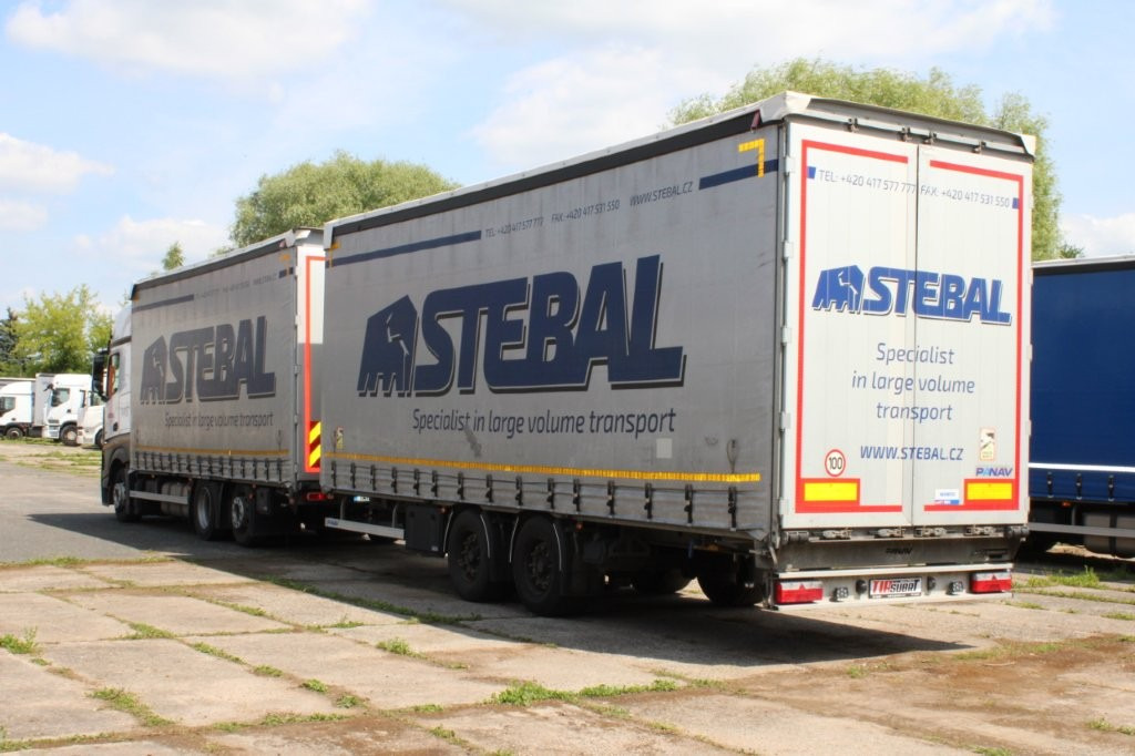 Mercedes-Benz Actros 2542 NAVIGACE + PANAV TVK 18 M (8,20m x 2,4 - משאית וילונות צד, קרון נגרר עם וילונות צד: תמונה 3 Mercedes-Benz Actros 2542 NAVIGACE + PANAV TVK 18 M (8,20m x 2,4 - משאית וילונות צד, קרון נגרר עם וילונות צד: תמונה 3