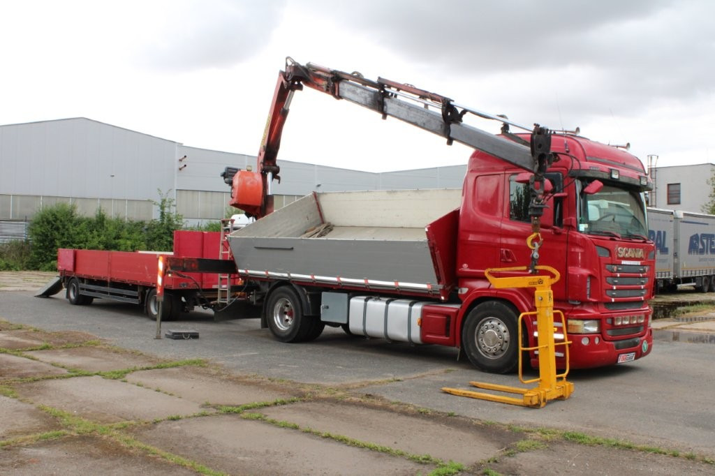 SCANIA R480 PALFINGER PK16000, EURO 5, CRANE FORKS - מזהיר, משאית מנוף: תמונה 2 SCANIA R480 PALFINGER PK16000, EURO 5, CRANE FORKS - מזהיר, משאית מנוף: תמונה 2