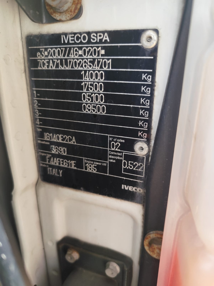 IVECO EUROCARGO 140-250 - משאית עם שלדת תא: תמונה 2 IVECO EUROCARGO 140-250 - משאית עם שלדת תא: תמונה 2