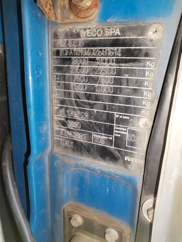 IVECO EUROCARGO 190EL28 - משאית מנוף: תמונה 2 IVECO EUROCARGO 190EL28 - משאית מנוף: תמונה 2