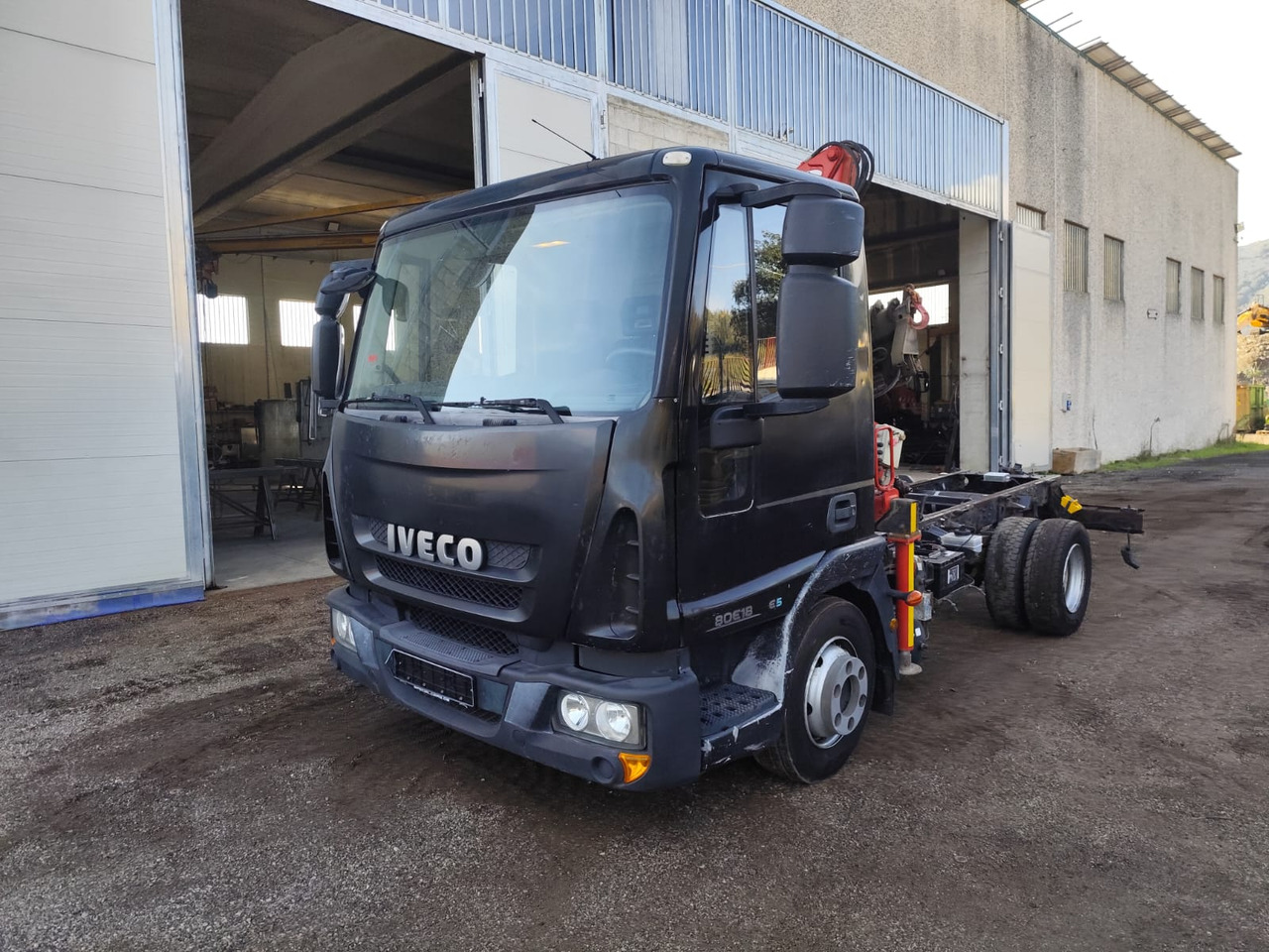 IVECO EUROCARGO 80E18 - משאית מנוף, מזהיר: תמונה 1 IVECO EUROCARGO 80E18 - משאית מנוף, מזהיר: תמונה 1