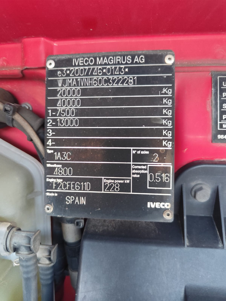 IVECO STRALIS 190S31 - משאית הרמת וו: תמונה 2 IVECO STRALIS 190S31 - משאית הרמת וו: תמונה 2