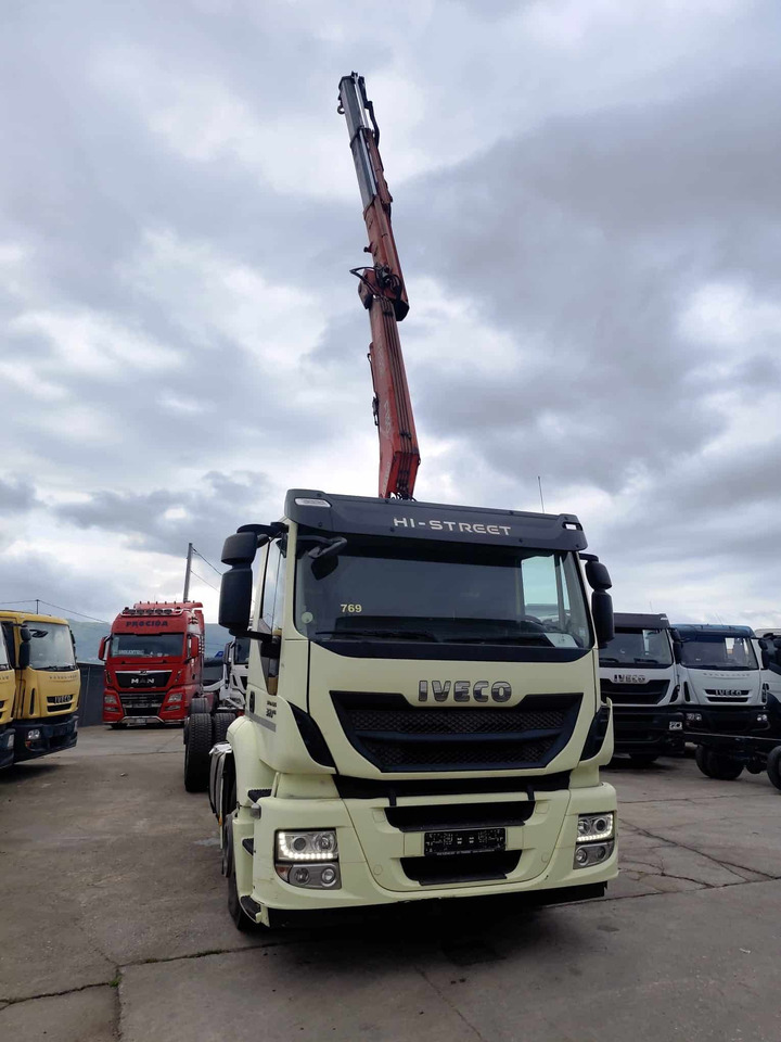 IVECO STRALIS 260S36 - משאית צד נופל/ שטוחה, משאית מנוף: תמונה 1 IVECO STRALIS 260S36 - משאית צד נופל/ שטוחה, משאית מנוף: תמונה 1