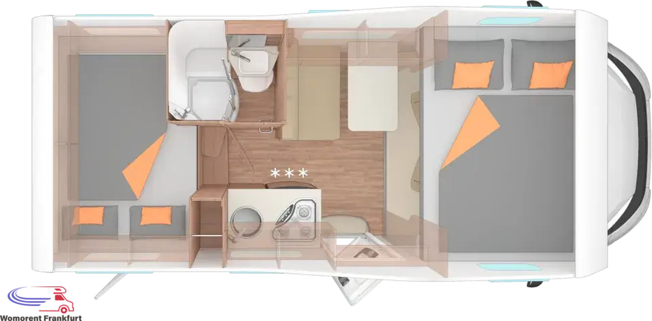 Wohnmobil Weinsberg CaraHome 550 MG - רכב ממונע Alcove: תמונה 4 Wohnmobil Weinsberg CaraHome 550 MG - רכב ממונע Alcove: תמונה 4