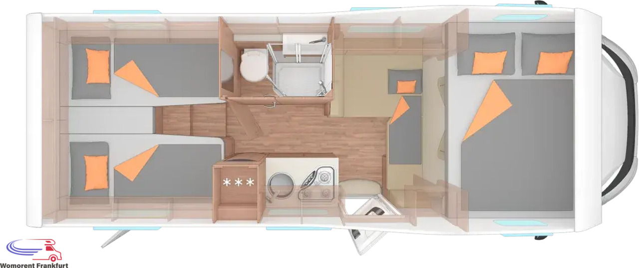 Wohnmobil Weinsberg CaraHome 650 MEG - רכב ממונע Alcove: תמונה 3 Wohnmobil Weinsberg CaraHome 650 MEG - רכב ממונע Alcove: תמונה 3