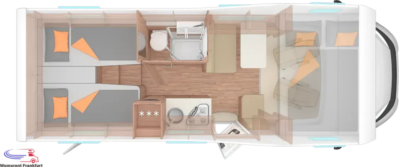 Wohnmobil Weinsberg CaraHome 650 MEG - רכב ממונע Alcove: תמונה 3 Wohnmobil Weinsberg CaraHome 650 MEG - רכב ממונע Alcove: תמונה 3