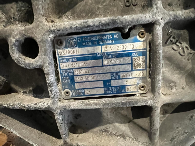 ZF 12AS2330TD - תיבת הילוכים: תמונה 5 ZF 12AS2330TD - תיבת הילוכים: תמונה 5