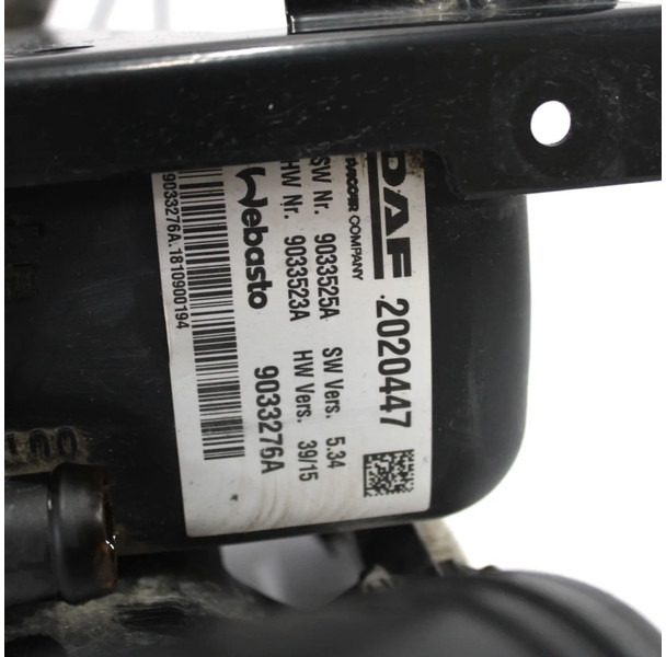 DAF XF106 Webasto 2020447 - מנוע מפוח עבור משאית: תמונה 3 DAF XF106 Webasto 2020447 - מנוע מפוח עבור משאית: תמונה 3
