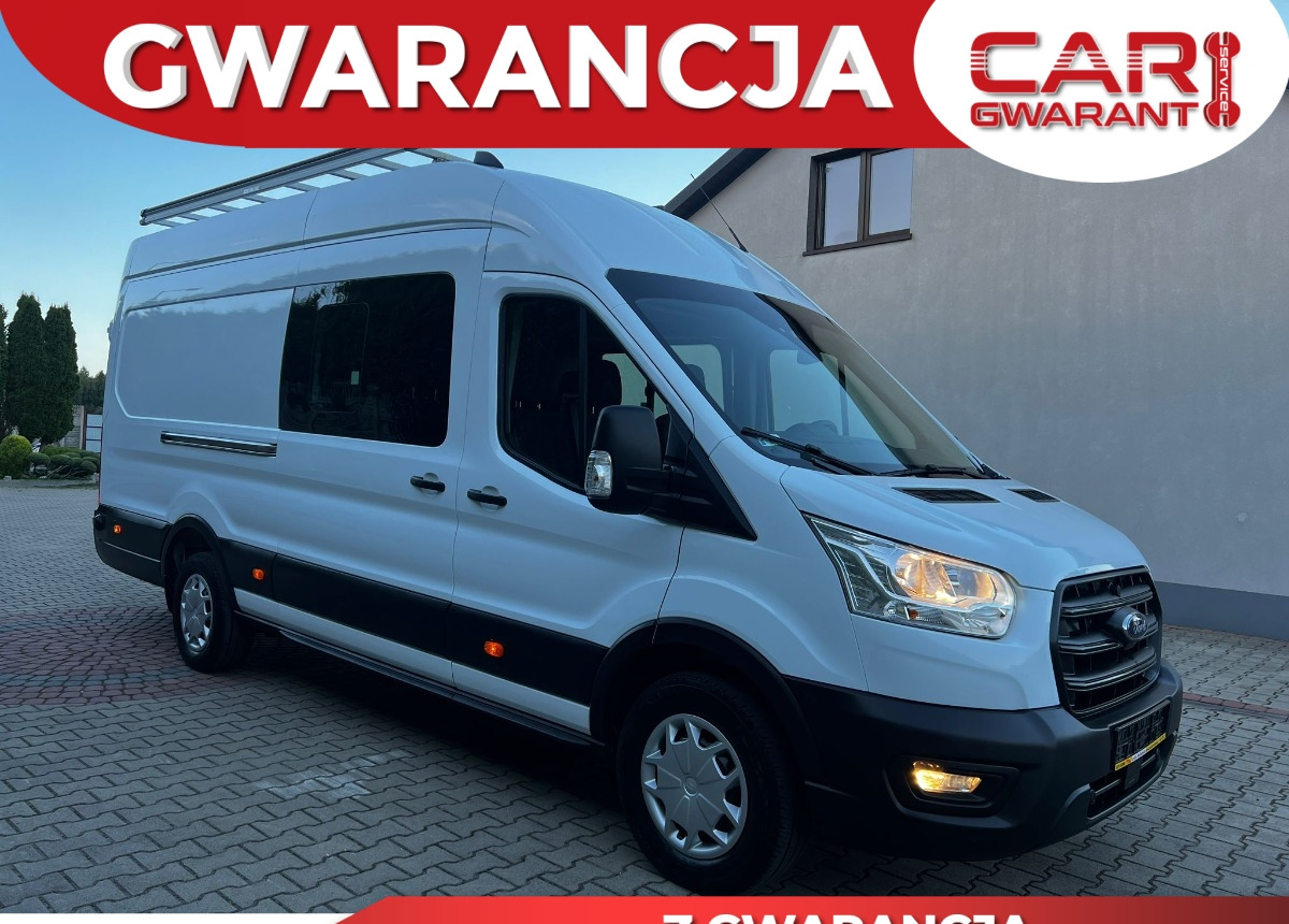 Ford Transit Brygadowy Maxi 6-osobowy 90tys. przebiegu Doka jak nowy - כלי רכב מסחרי קומבי: תמונה 1 Ford Transit Brygadowy Maxi 6-osobowy 90tys. przebiegu Doka jak nowy - כלי רכב מסחרי קומבי: תמונה 1