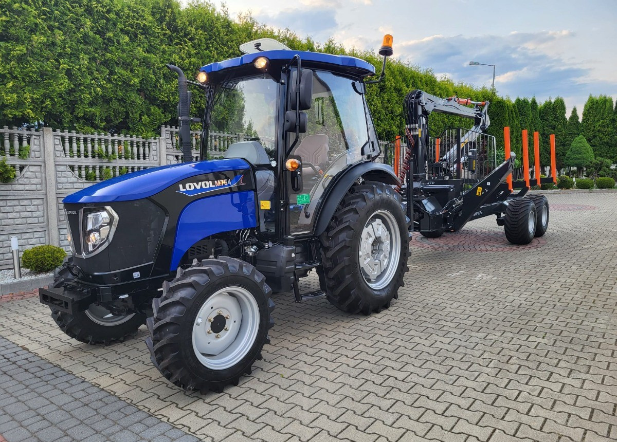 LOVOL Zestaw Traktor LOVOL M755 Przyczepa do drewna BMF 8TPro Stan Nowy Fabryczny - מקצרת יערות: תמונה 5 LOVOL Zestaw Traktor LOVOL M755 Przyczepa do drewna BMF 8TPro Stan Nowy Fabryczny - מקצרת יערות: תמונה 5