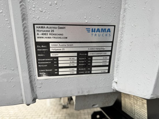 Kempf Koleba SKM/AK/39LA1230 50m3 Kippmulde - סמיטריילר עם מזהיר: תמונה 3 Kempf Koleba SKM/AK/39LA1230 50m3 Kippmulde - סמיטריילר עם מזהיר: תמונה 3