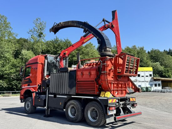 Mercedes-Benz ACTROS 6x4 DONAR 5810K ? Hack-LKW / Mobilhacker | TCS Umwelttechnik - משאית, מגרסת עץ: תמונה 3 Mercedes-Benz ACTROS 6x4 DONAR 5810K ? Hack-LKW / Mobilhacker | TCS Umwelttechnik - משאית, מגרסת עץ: תמונה 3