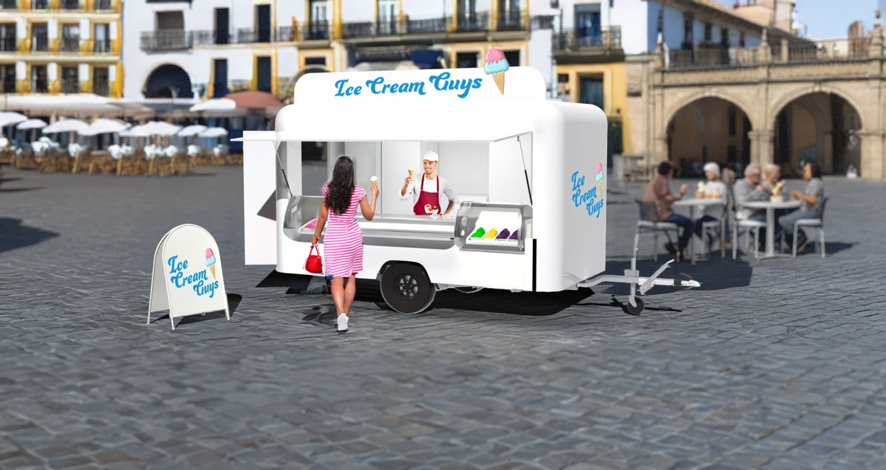 Deli Star Trailer Deli 4000 Ice Cream - EU Standard - קרון נגרר לממכר: תמונה 1 Deli Star Trailer Deli 4000 Ice Cream - EU Standard - קרון נגרר לממכר: תמונה 1