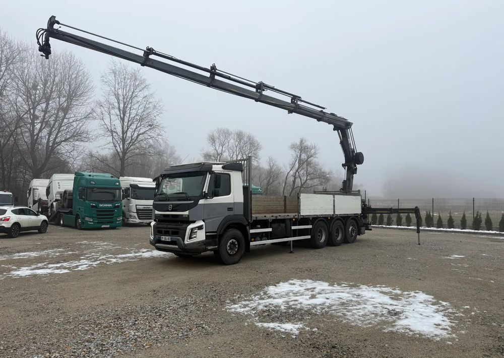 Volvo FM 410 - משאית צד נופל/ שטוחה, משאית מנוף: תמונה 4 Volvo FM 410 - משאית צד נופל/ שטוחה, משאית מנוף: תמונה 4