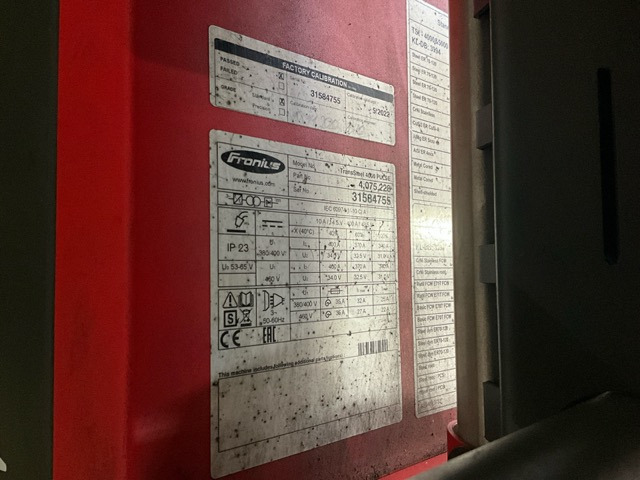 מכונת עיבוד מתכת fronius TransSteel 4000 Pulse: תמונה 13
