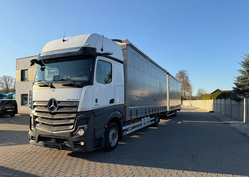 Mercedes-Benz ACTROS 1845 Zestaw przestrzenny przejazdowy120m3 - משאית וילונות צד: תמונה 2 Mercedes-Benz ACTROS 1845 Zestaw przestrzenny przejazdowy120m3 - משאית וילונות צד: תמונה 2