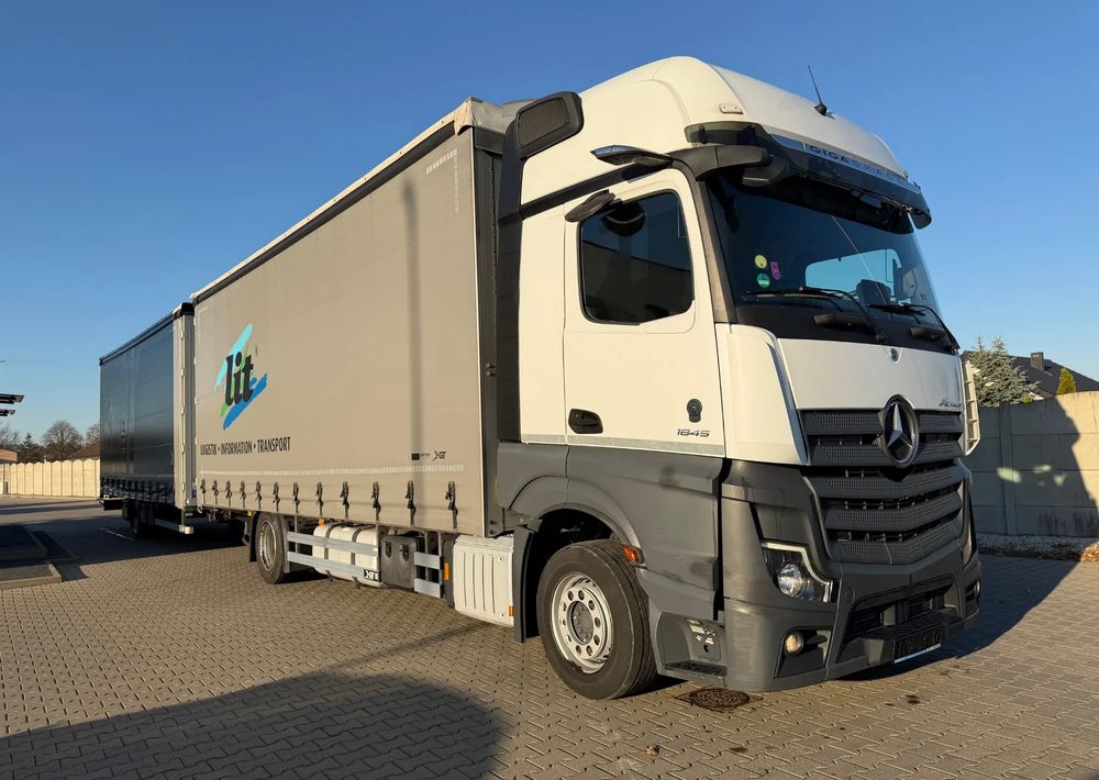 Mercedes-Benz ACTROS 1845 Zestaw przestrzenny przejazdowy120m3 - משאית וילונות צד: תמונה 4 Mercedes-Benz ACTROS 1845 Zestaw przestrzenny przejazdowy120m3 - משאית וילונות צד: תמונה 4