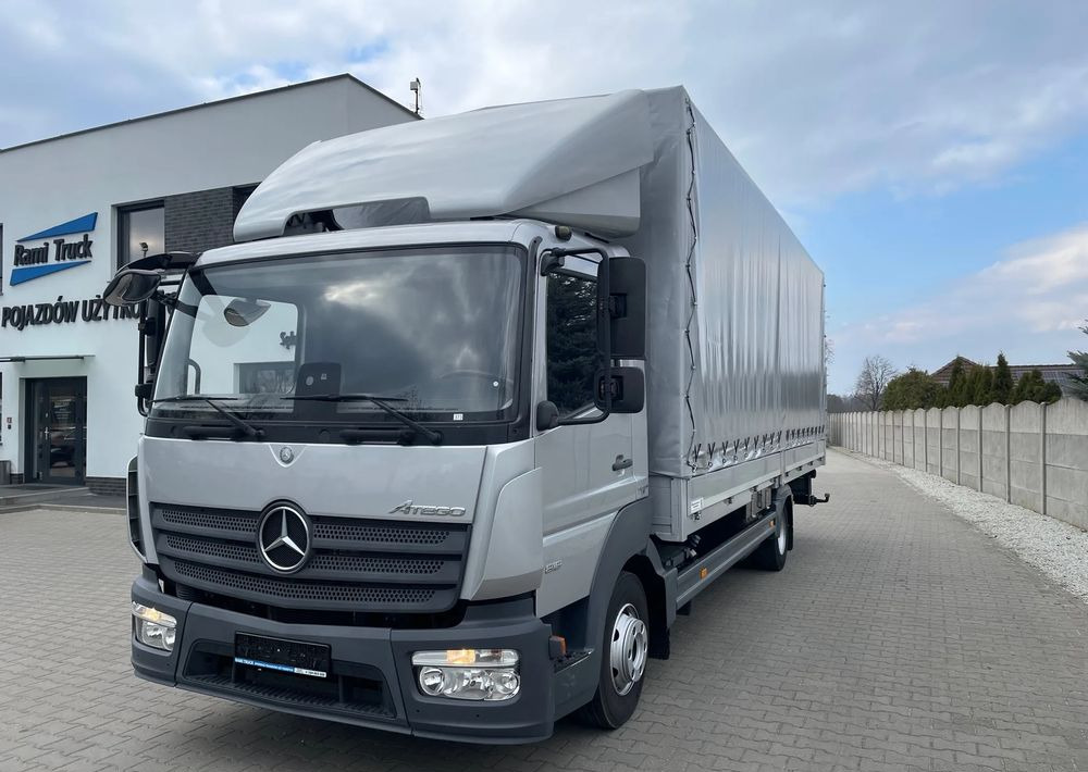 Mercedes-Benz ATEGO 818 KLIMA, WEBASTO - משאית וילונות צד: תמונה 1 Mercedes-Benz ATEGO 818 KLIMA, WEBASTO - משאית וילונות צד: תמונה 1