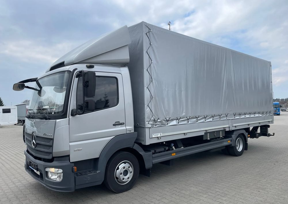 Mercedes-Benz ATEGO 818 KLIMA, WEBASTO - משאית וילונות צד: תמונה 2 Mercedes-Benz ATEGO 818 KLIMA, WEBASTO - משאית וילונות צד: תמונה 2