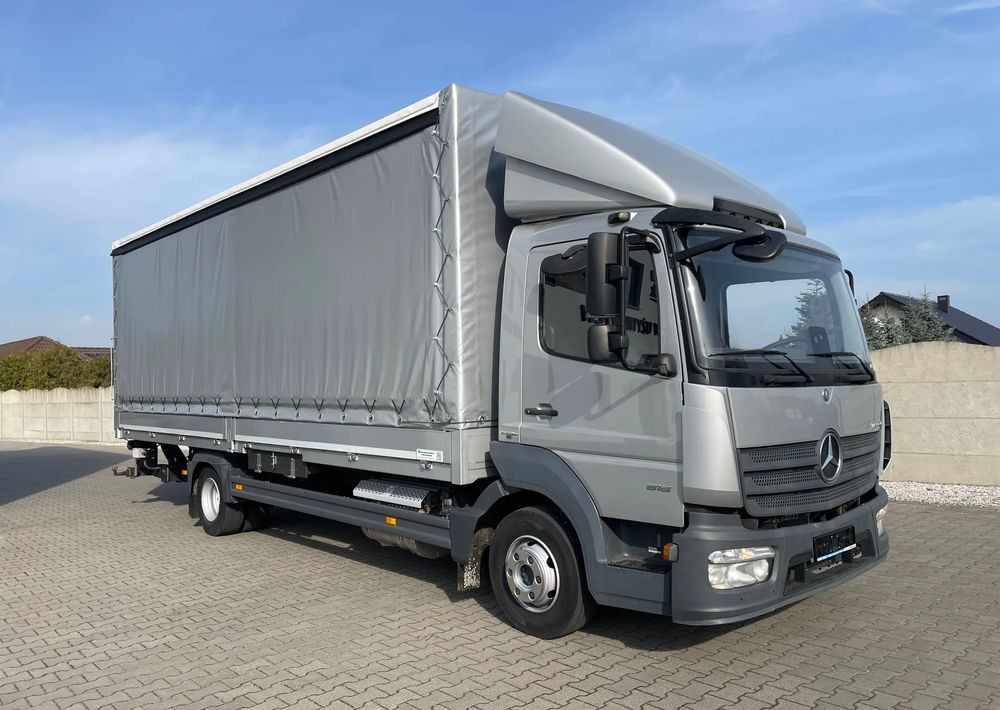 Mercedes-Benz ATEGO 818 Klima, Webasto, Burtofirana! - משאית וילונות צד: תמונה 1 Mercedes-Benz ATEGO 818 Klima, Webasto, Burtofirana! - משאית וילונות צד: תמונה 1